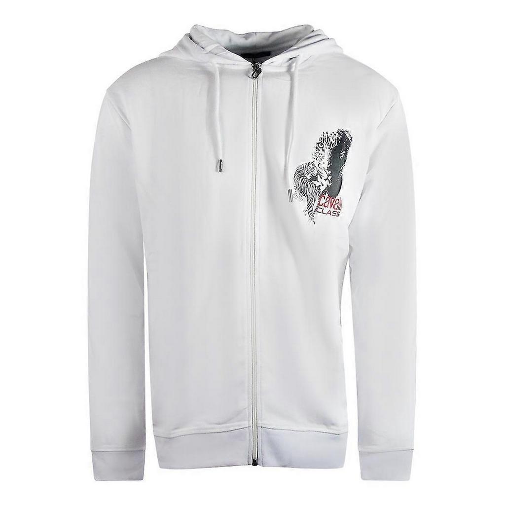 Cavalli Class Mens Tiger Full Zip Hoodie