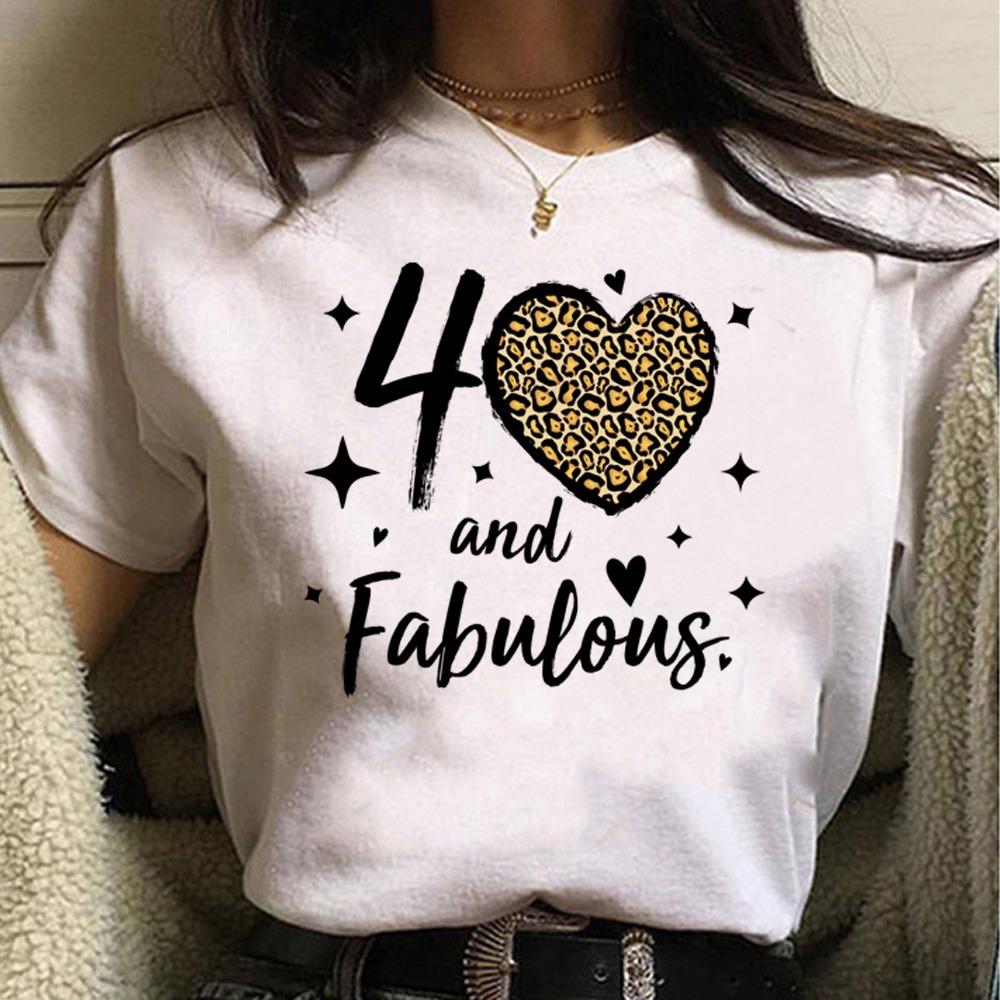 Birthday T Shirt Women Japanese Tee Female Graphic Comic Clothing Summer Sleeved Tops