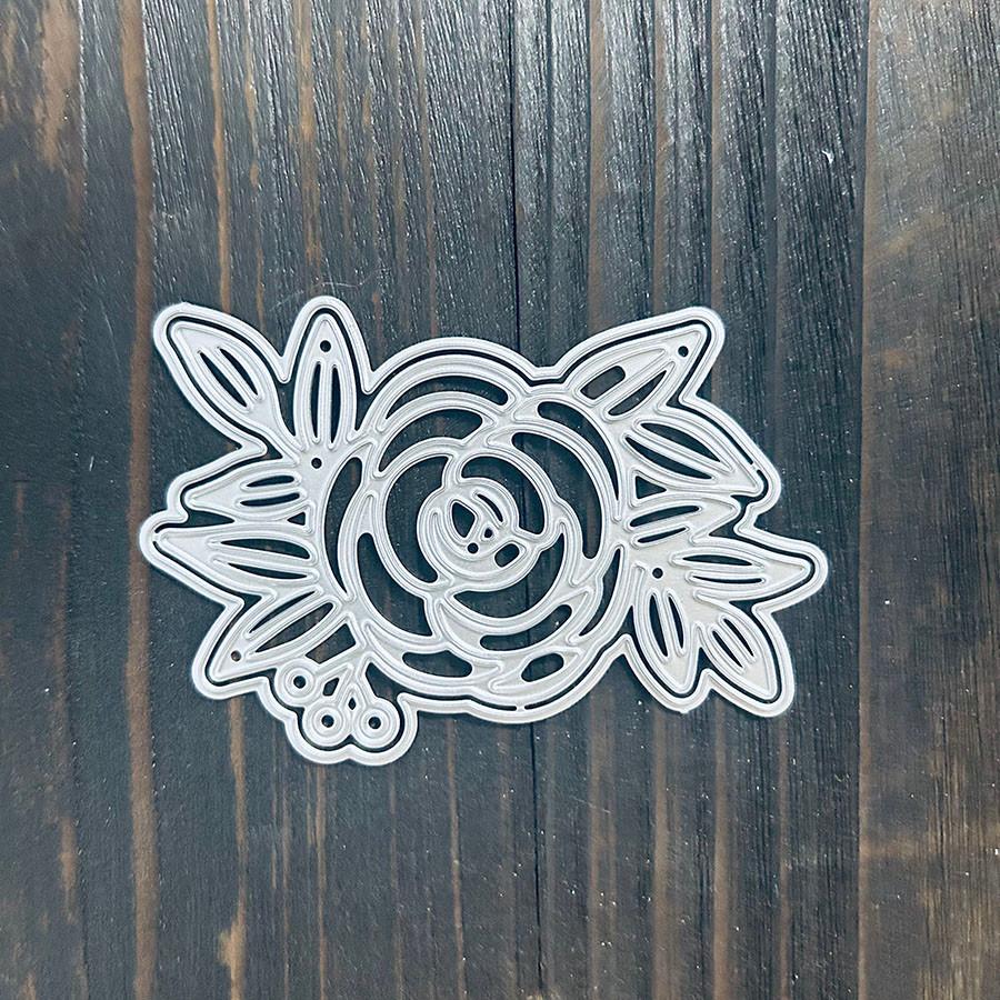 Rose Flower Leaves Shaker Metal Cutting Dies for DIY Scrapbooking Cutting Die Paper Cards Embossed Decorative Craft Die Cut