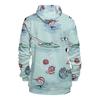 Fashion Print Loose Men's And Women's Long Sleeve Hooded Sweater