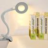 LED Reading Light 3 Light Mode 10 Dimmable Brightness Levels Flexible Gooseneck Book Light Clip on Lamp for Reading Home Office