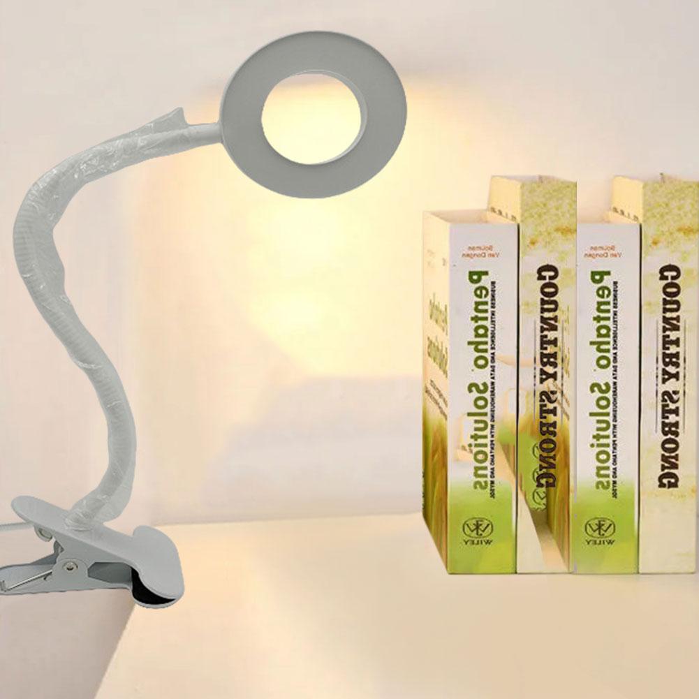 LED Reading Light 3 Light Mode 10 Dimmable Brightness Levels Flexible Gooseneck Book Light Clip on Lamp for Reading Home Office
