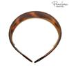 Women's Classic Hair Headbands, 3/4 Inch Wide, Non-Slip Grip, Durable Cellulose Material, Set of 2, Elegant Design for Everyday Use