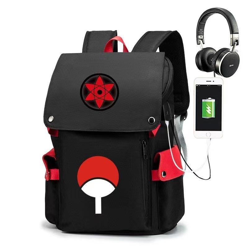 Naruto Hinman Student School Bag Harajuku Surrounding Large Capacity Anime Computer Bag Campus Backpack School bag