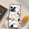 Cute Cartoon Cats Collage Case For OnePlus 13T 10T 10R 12R 13R 15 13 12 11 10 9 Pro Nord CE 5 2 3 4 Lite N20 N30 Cover