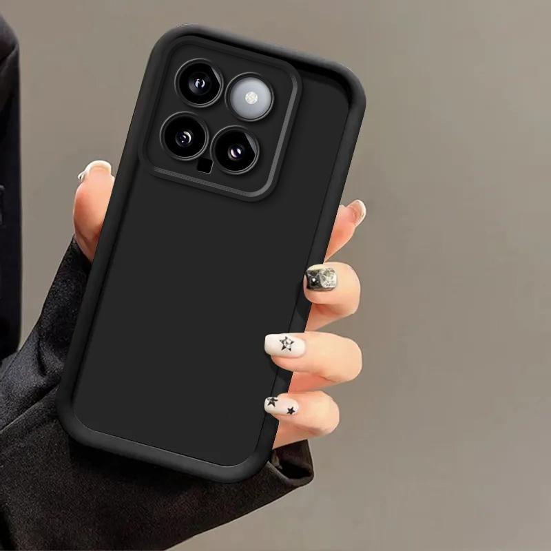 Camera Protect silikonové pouzdro pro Xiaomi Mi 14 Pro 13 12 Lite 11 13T 12T Poco X6 X5 Pro X4 GT X3 M6 M4 M3 F5 F4 F3 GT Zadní kryty z měkkého TPU