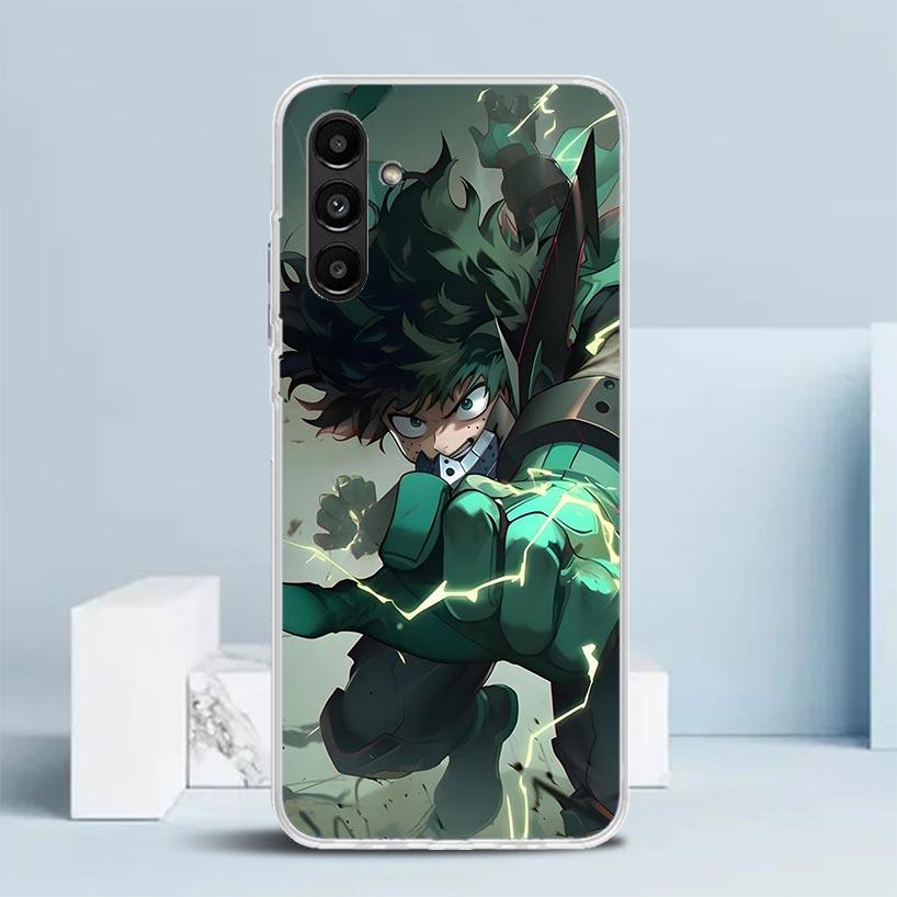 Midoriya Izuku Deku MHA My Hero Phone Case For Samsung Galaxy A17 A37 A57 A16 A15 A14 A13 A56 A55 A54 A53 A36 A35 A34 A33 A26 A2