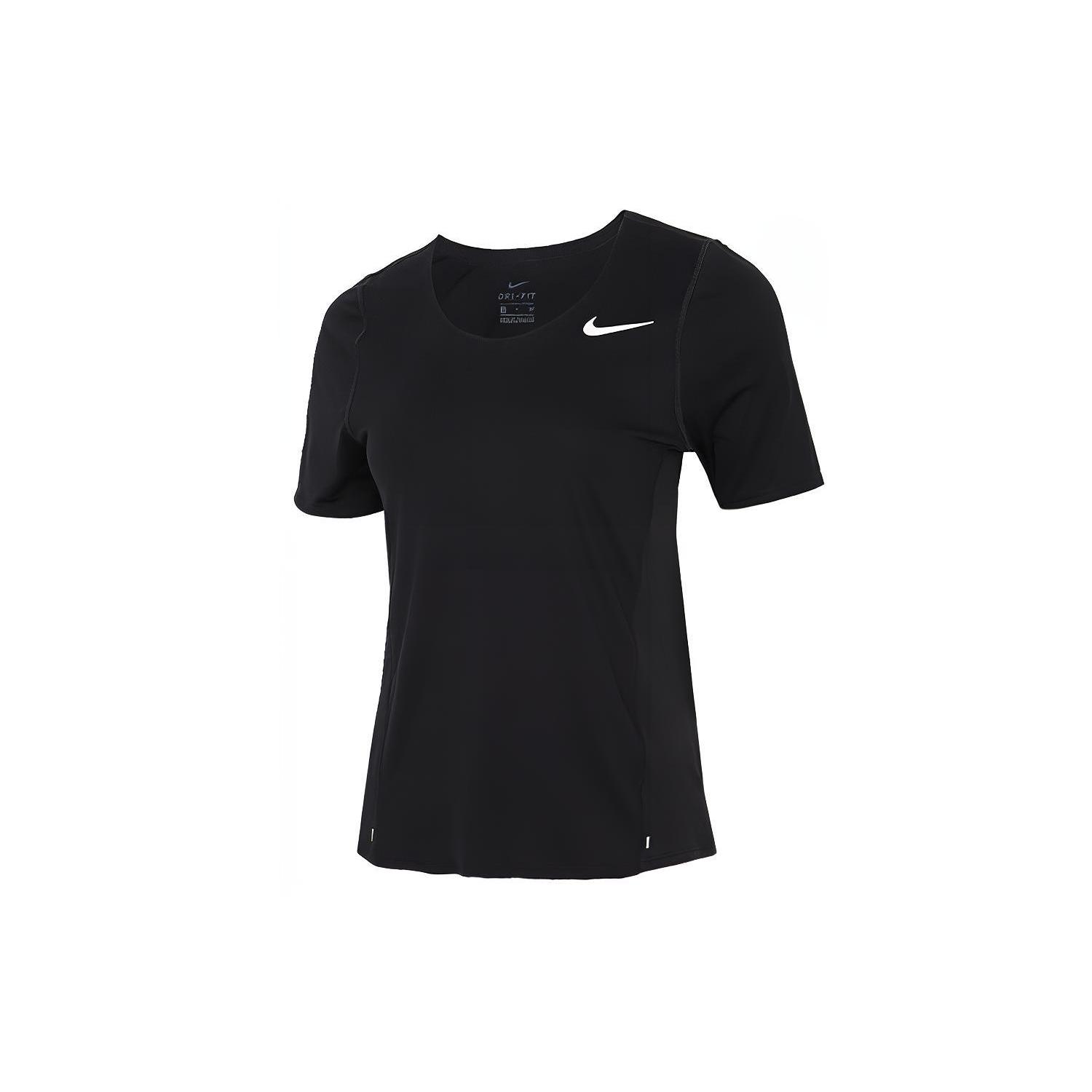 

New Nike Set in Sleeve T Shirt Women s Black CJ9445-010 S