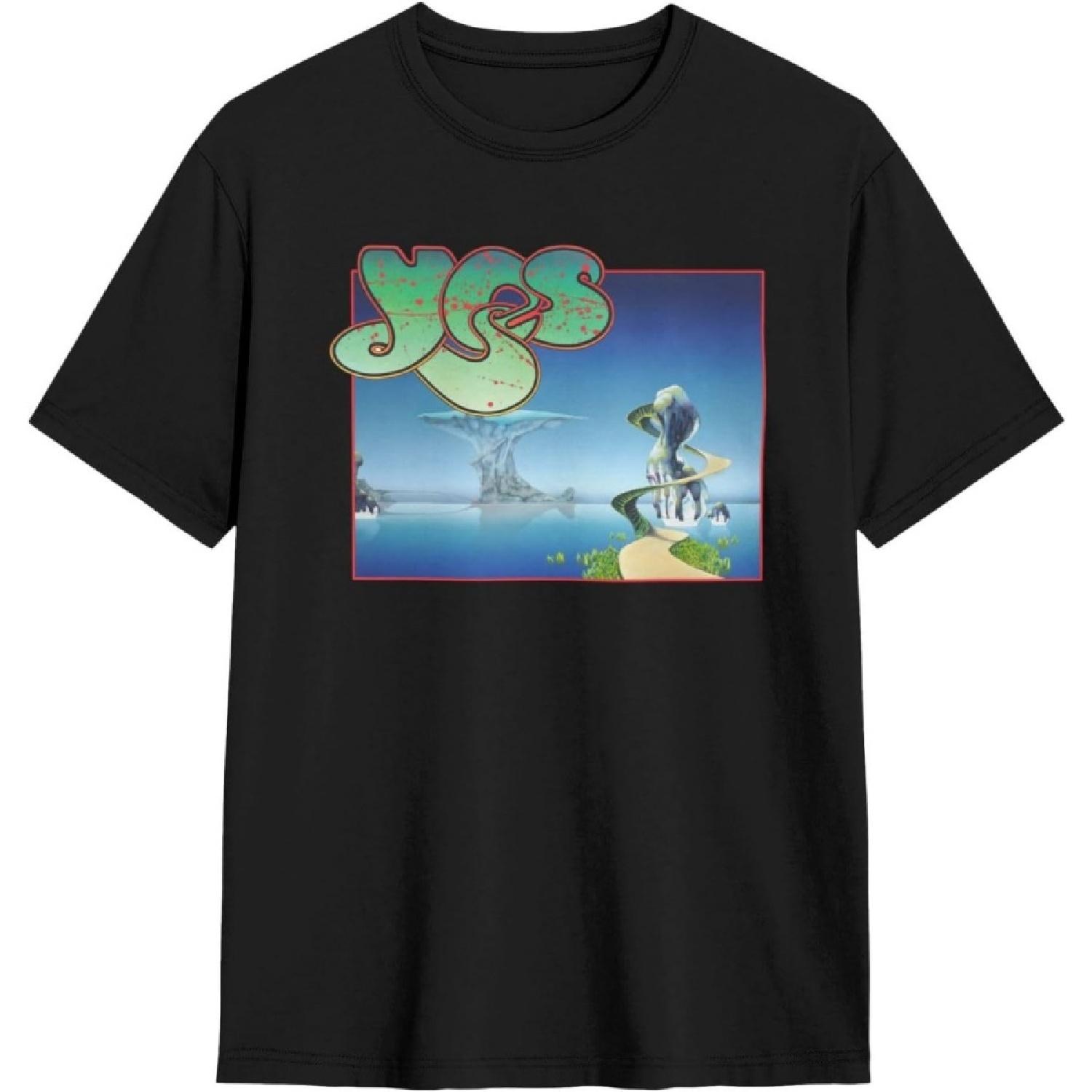 Short Sleeve T-Shirt YES Rock Band T-Shirts for Men and Women Running Shirts Workout Shirt(2) S