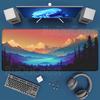 Gaming Mouse Pad Landscape Mountain Sunset Cartoon Rubber HD Printing Scenery Mousepad XXL Keyboard Overlock Xmm Desk Mat
