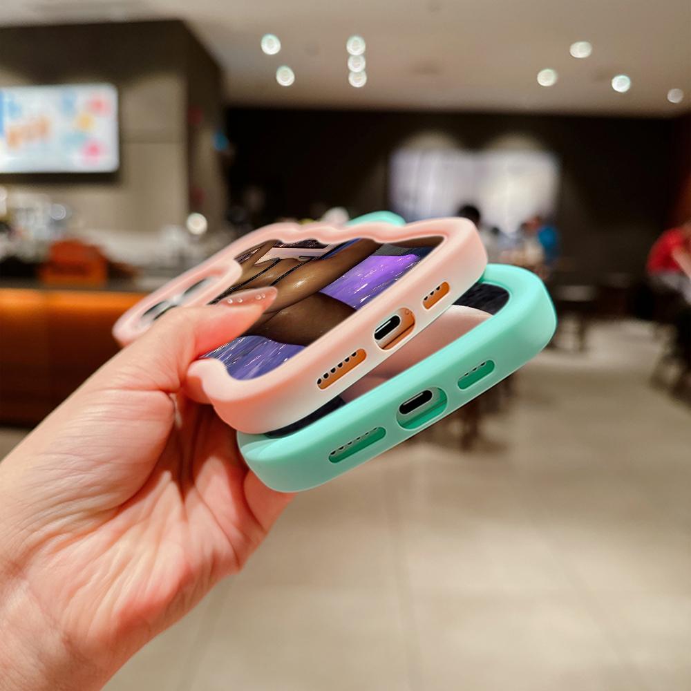 Macaron Big Wave Soft Phone Case for iPhone 11 12 13 14 15 Pro Max Samsung A13 A23 A14 A24 A53 A54 A55 Xiaomi Redmi Note 13 12C Cover A50 Sommer Ray