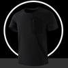 Men's Ice Silk Quick-Dry Cycling T-Shirt - High Elastic, Lightweight, Breathable, Short Sleeve, Round Neck Sportswear Top