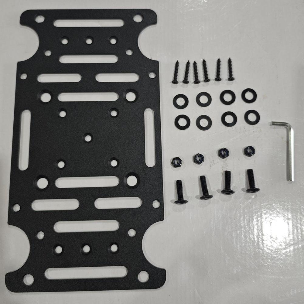 Mailbox Mounting Bracket for 4x4 Wood and Hollow Posts Secure Installation with Comprehensive Hardware Package