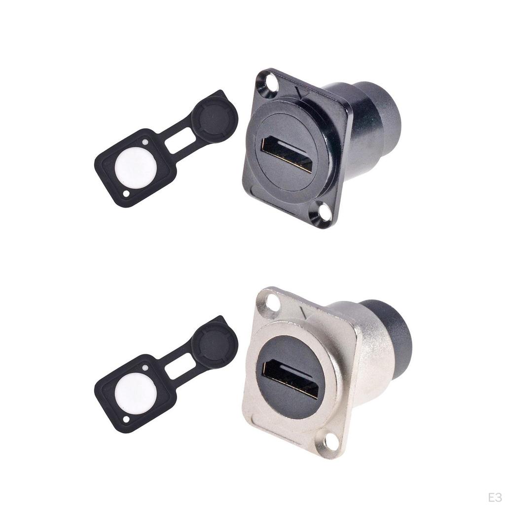 D Type Pass Through Connector Display Coupler Module Data Network Transmission Interface Portable