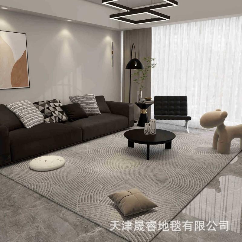Soft Crystal Velvet Area Rug Living Room Sofa Coffee Table Bedroom Study Modern Geometric Washable