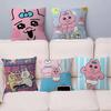 Cute O-Opanchu U-Usagi Personalized Pillow Dust Cover Bedroom Kids Party Decoration Pillowcase Birthday Children Gift