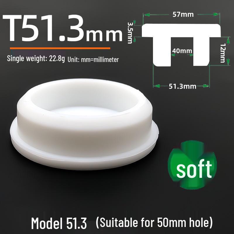 Silicone Rubber Drain Stopper for Washbasin, Mop Pool, and Children's Bathtub - Odor-Proof, Waterproof Stainless Steel Floor Plug.