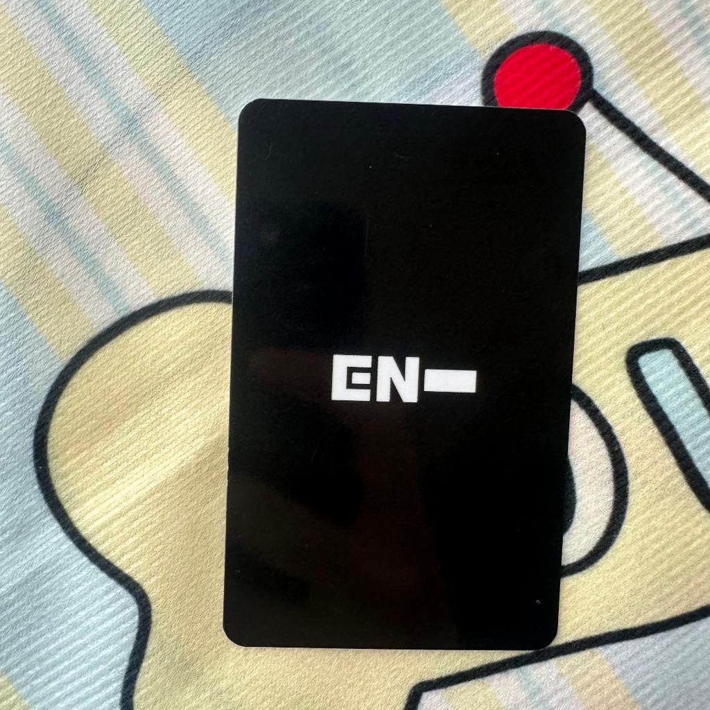 [USED] ENHYPEN Tour Commemorative Lucky Draw Winner Heeseung Trading Card