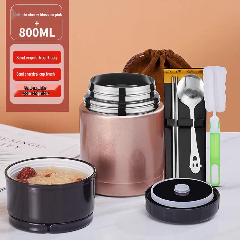 Qiwei Portable Stainless Steel Thermal Food Jar