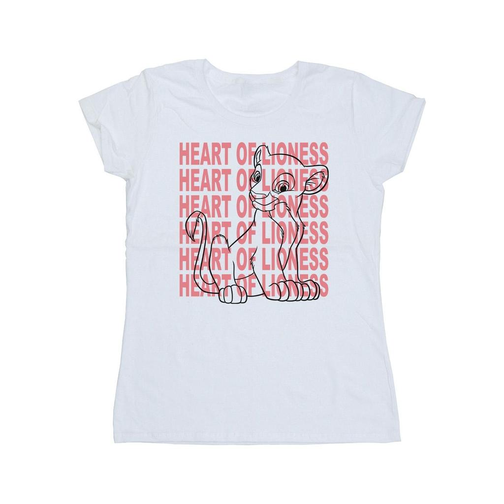 Disney Womens/Ladies The Lion King Heart Of A Lioness Cotton T-Shirt