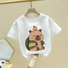New Short Sleeve Cute Kids T-Shirt, Cartoon Printed Children's T-Shirt