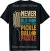 Funny Skeletons Playing Pickleball Paddle T Shirts Men Pure Cotton Humor Streetwear Tee Shirt Short Sleeve Unisex Loose Clothing