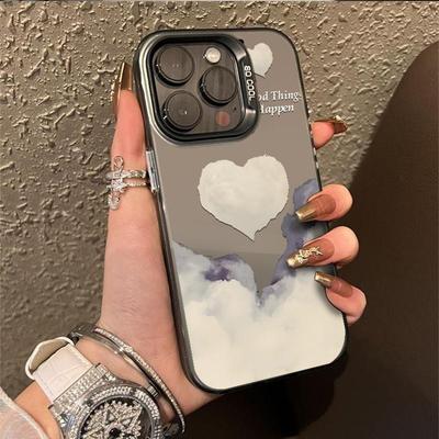 Cloud Love Phone Case For IPhone 17 16 15 Case IPhone 13 12 14 11 Pro Max Plus 16E 17Air Silicone Shockproof Cover