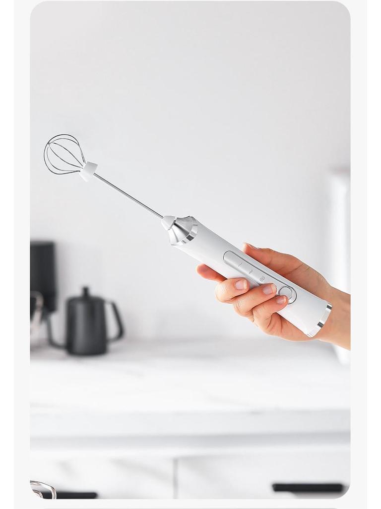 Electric Milk Frother & Mini Mixer for Protein Shakes and Coffee Foam