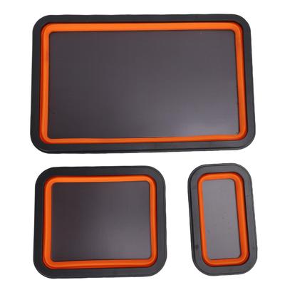 3 Stuks Opvouwbare Magnetische Onderdelenbak Set 3 Verschillende Maten voor Schroeven Bouten Moeren Ringen Pinnen Kleine Metalen Onderdelen Monteur