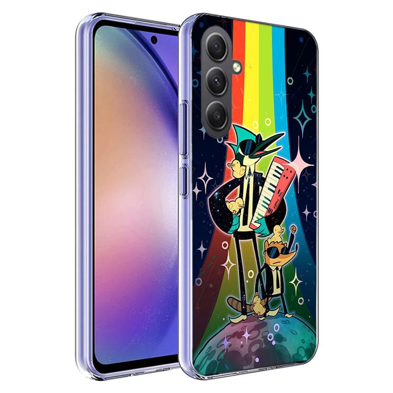 Cartoon Regulars Cute Show Phone Case for Samsung A55 A35 A25 A15 A07 A05S A16 A17 A26 A36 A37 A56 A57 Galaxy Note 20 10 A50S A7