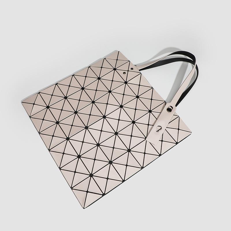 Geometric Diamond Bag New Japanese and Korean Women's Bag Versatile One Shoulder Underarm Bag Simple Large Capacity Hand Tote Bag