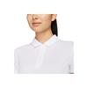 Nike Pull Couleur Unie Polo Manches Courtes Hauts Femme Blanc DH2310-100