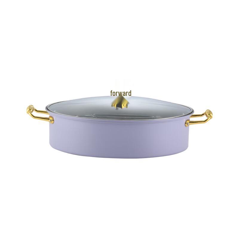 Huoxiang 40cm Iron Fish Steamer Pot