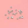 S925 Sterling Zilver Onregelmatige Gebroken Afstandhouder Kralen voor DIY Sieraden en Armbanden Weven