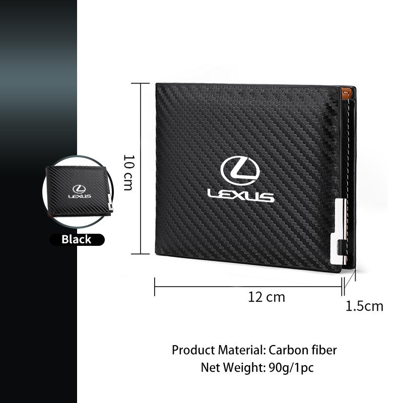 Herrplånbok Kolfiber Ultratunn För Lexus CT IS250 NX300h NX RX400h IS300h CT200h ES300h IS200 Herrplånböcker