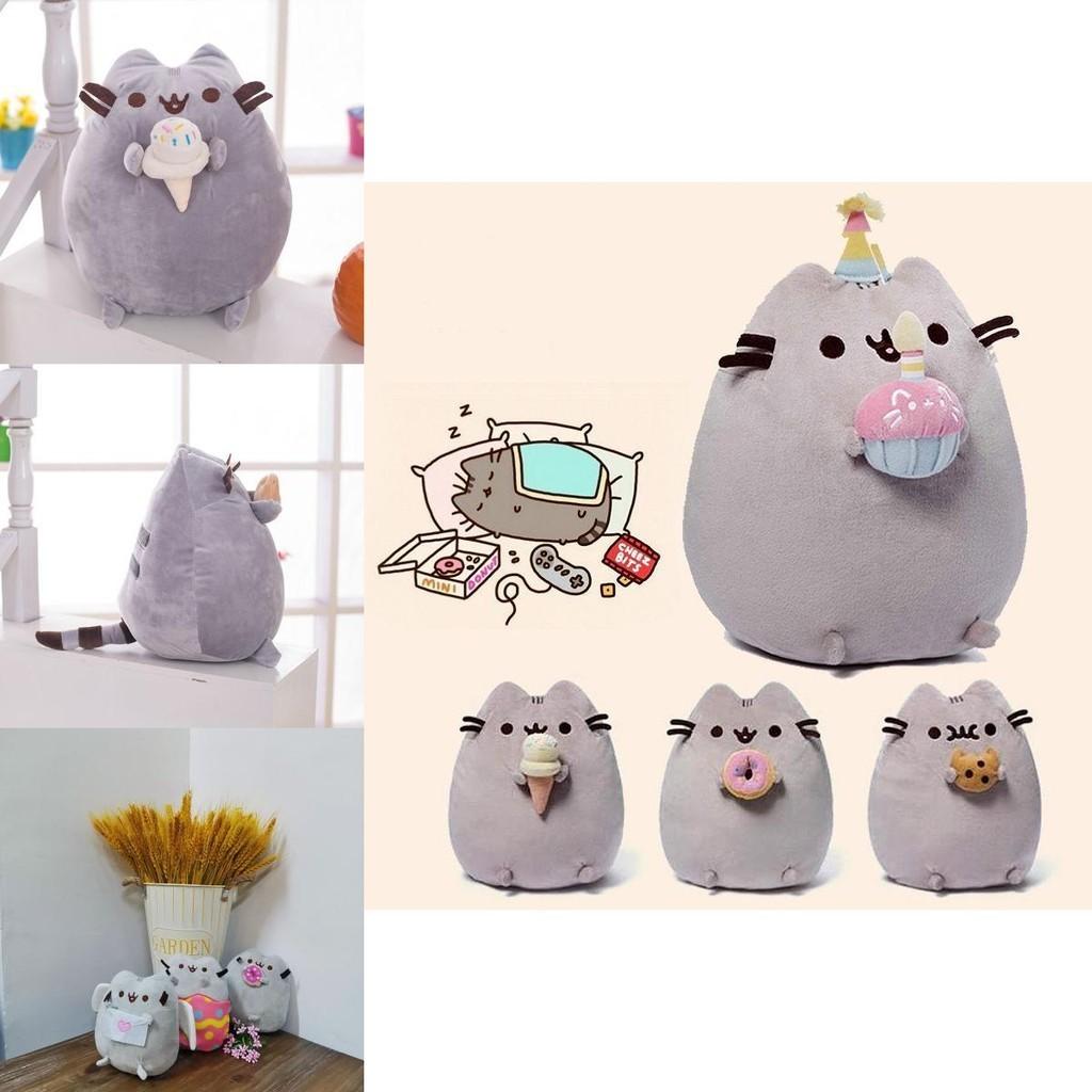 Pusheen The Cat Doughnut Cookie Plush Soft Toy For Kids And Baby Gifts**