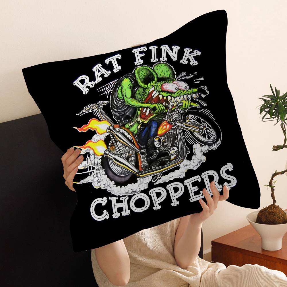 R-Rat F-Fink Maple Design Cushion Cover Happy Autumn Harvest decor Holiday Decorati Pillow Cover