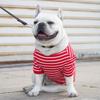Dog Shirts Striped Cotton Clothes Pet Breathable Stretchy Soft Shirt for Small Medium Large Boy