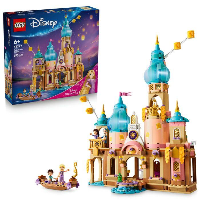 LEGO | Disney Princess 43297 Le Château de Raiponce - Jouet de Construction des 6 ans