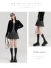 Women's Summer High-Waisted Pleated A-Line Skirt - Slimming, College Style, Anti-Exposure