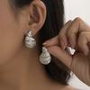 IngeSight.Z Exquisite Luxury Spiral Sea Conch Earrings for Women Trending Gold Color Piercing Stud Earrings Party Ear Jewelry