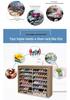 Multi-Layer Dustproof Shoe Cabinet with Large Storage Capacity for Home or Dormitory Use