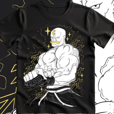 Anime Tshirt Anime Enthusiast Manga Shirt Retro Patterned Anime Tshirt Mens and Womens Summer Pure Cotton Loose Top