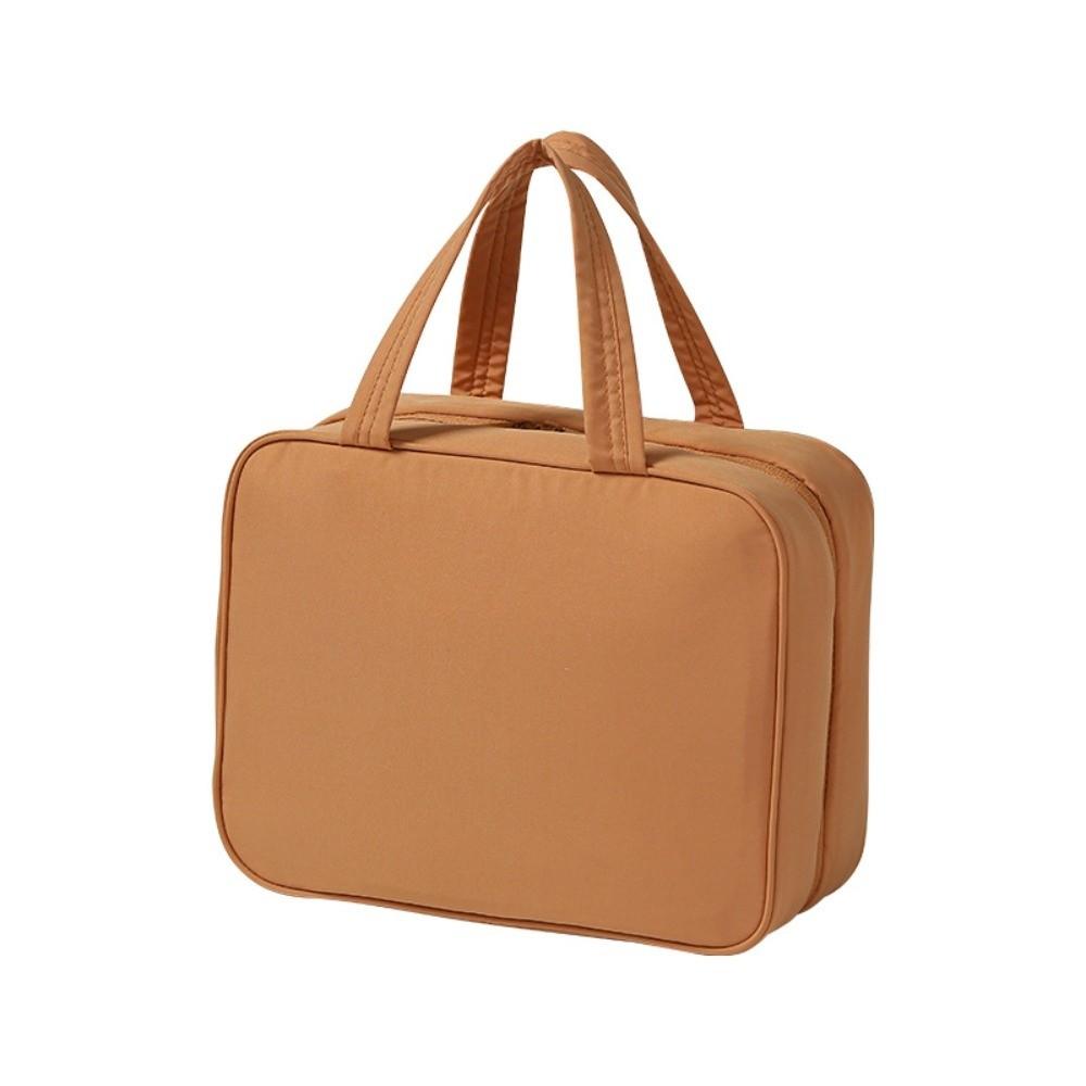 Multi-functional Hanging Cosmetic Bag Portable Makeup Pouch Compact Case Bag Backpacker коричневый