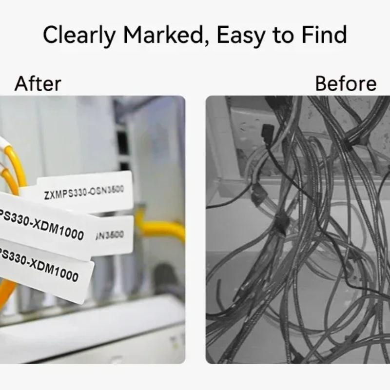 Niimbot M2/M3/B32/Z401 Cable Label Printing Paper Communication Network Wire Classification Self-adhesive Heat Transfer Label