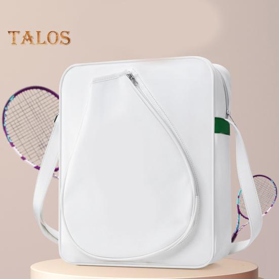 Tennistasche, Tennis-Sling-Umhängetasche, große Kapazität, Kunstleder, Schlägertasche für Badminton- und Pickleball-Schläger