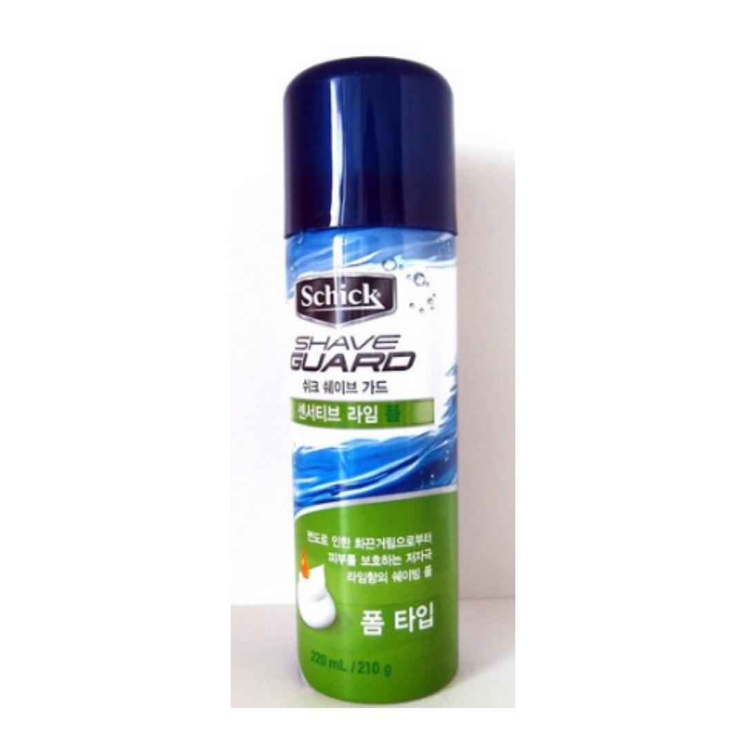 

Пена для бритья Schick Shave Guard Sensitive Lime — 220 мл (1 единица)