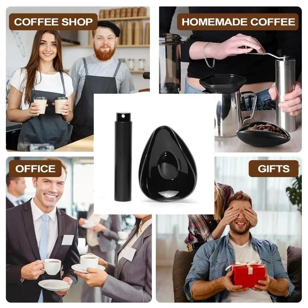 Coffee Bean Dosing Cup Coffee Bean Cup Spray Bottle Set  Barista Tool