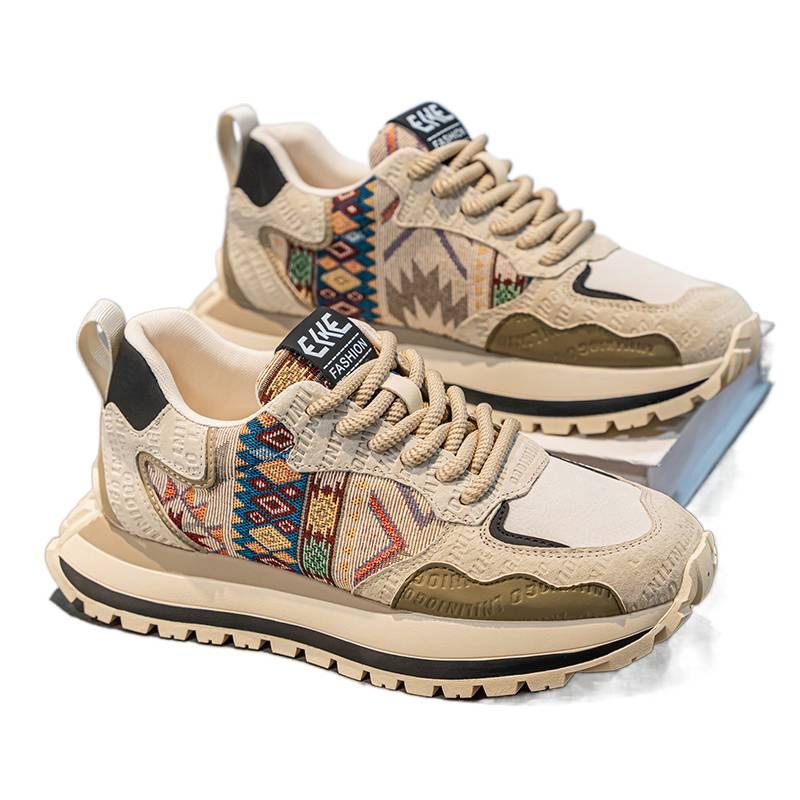 Forrest Gump summer breathable lightweight soft-soled sports shoes casual running platform dad trendy shoes