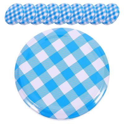 50 Piezas Tapas de Hierro para Frascos de Mermelada Cubiertas de Sellado Hermético para Recipientes de Vidrio Boca Ancha Boca Regular Tapas de Conserva Almacenamiento a Prueba de Fugas